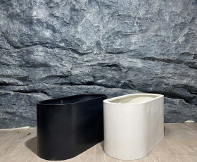 Chậu Trồng Cây Chữ Nhật Lớn 50x50x100 cm